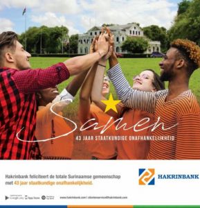 Samen 43 jaar staatkundige onafhankelijkheid