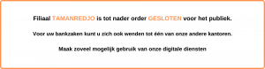 kantoor gesloten