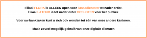 beperkte dienstverlening